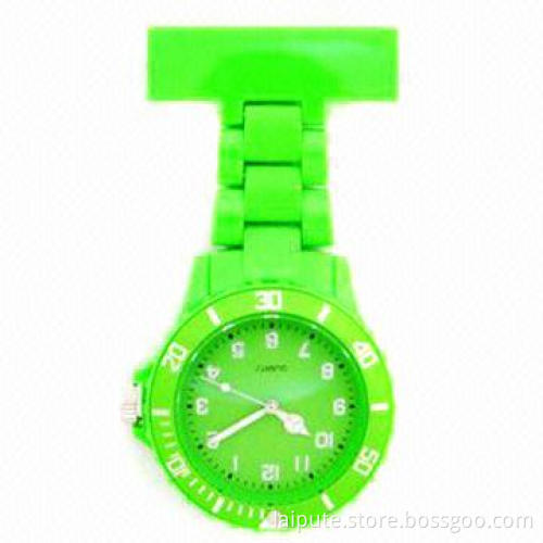 Fashionable Design Silicone Nurse Watch with 3 ATM Waterproof